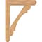 Ekena Millwork Olympic Craftsman Smooth Bracket w/ Offset Brace, Western Red Cedar, 7 1/2"W x 36"D x 48"H BKT0806X36X48OLY04SWR - alternate 3